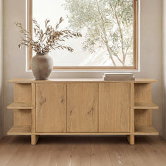 Casey Rustic Oak Sideboard - Ornate Home