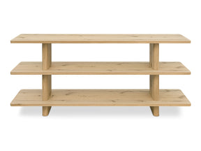 Casey Rustic Oak Small Bookcase - Ornate Home