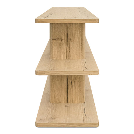 Casey Rustic Oak Small Bookcase - Ornate Home