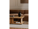 Casey Rustic Oak Small Coffee Table - Ornate Home
