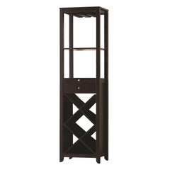 Casey Wenge Wine Cabinet - Ornate Home