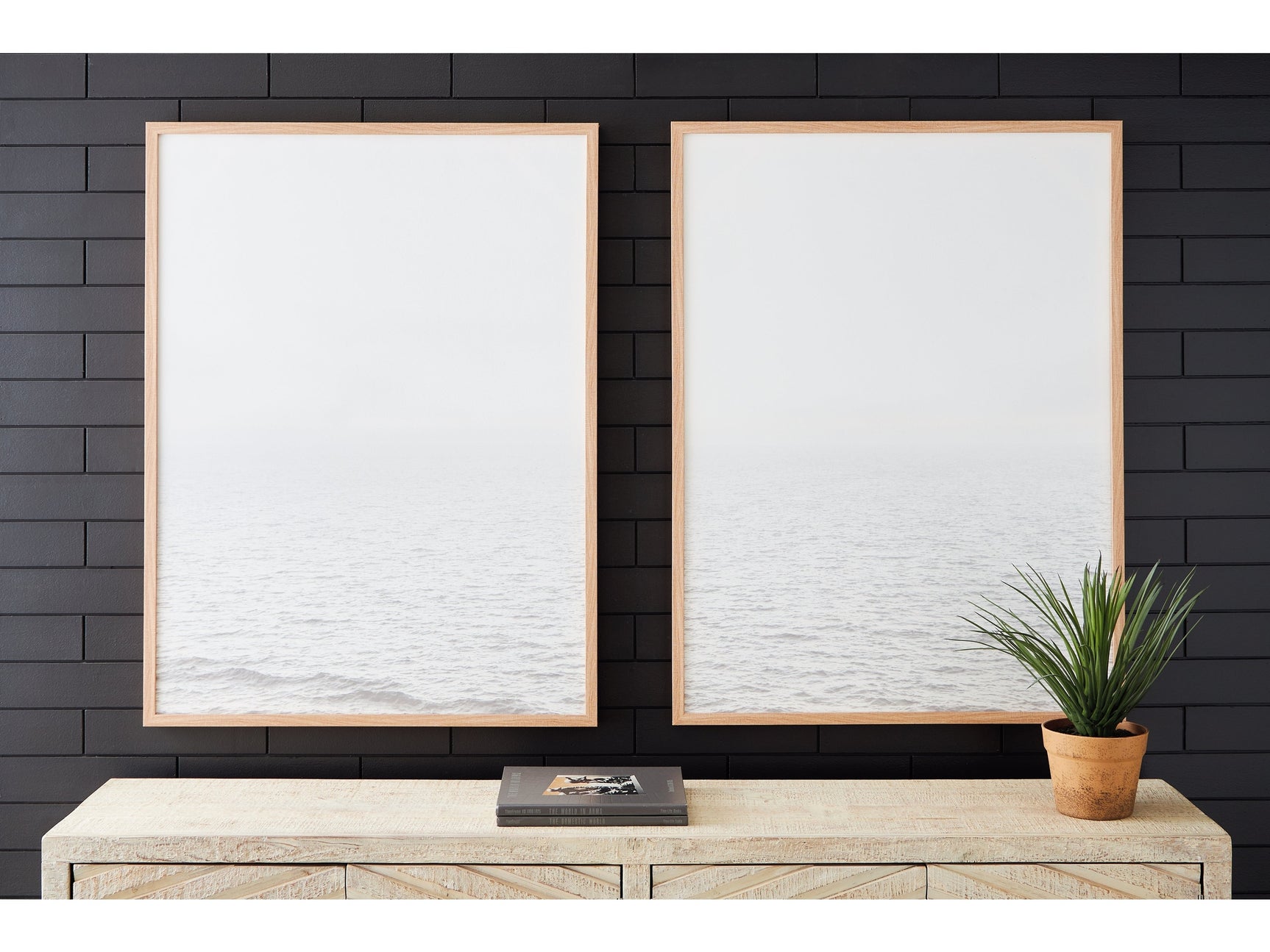 Cashall Gray Wall Art (Set of 2) - Ornate Home