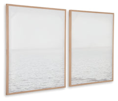Cashall Gray Wall Art (Set of 2) - Ornate Home