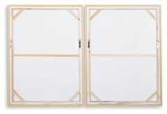 Cashall Gray Wall Art (Set of 2) - Ornate Home