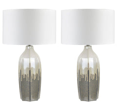 Cashmere Taupe/Cream Table Lamp (Set of 2) - Ornate Home