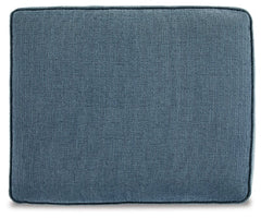 Cashton Blue Chair and Ottoman - Ornate Home