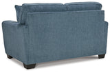 Cashton Blue Queen Sofa Sleeper & Loveseat (Online Special Price) - Ornate Home
