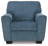 Cashton Blue Queen Sofa Sleeper and Chair (Online Special Price) - Ornate Home