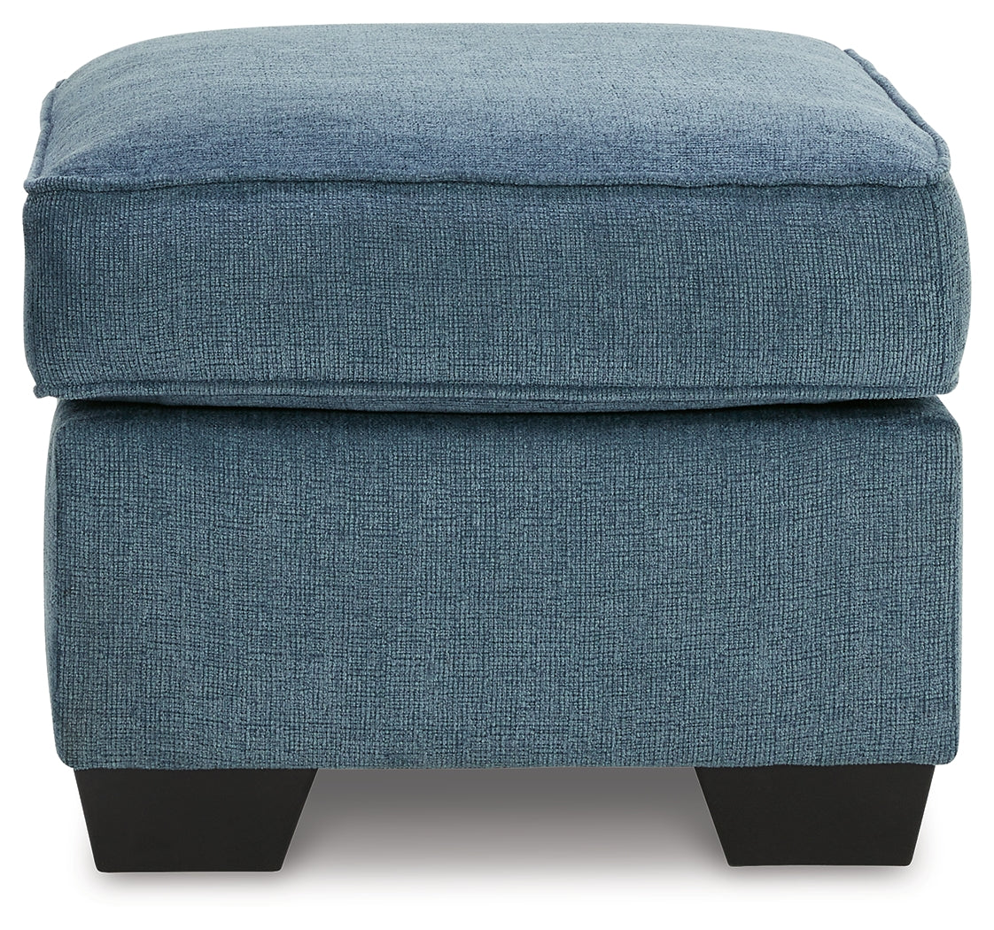 Cashton Blue Sofa, Chair and Ottoman (Online Special Price) - Ornate Home