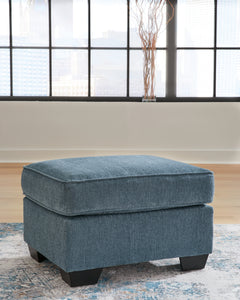 Cashton Blue Sofa, Chair and Ottoman - Ornate Home