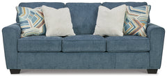 Cashton Blue Sofa - Ornate Home