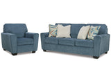 Cashton Blue Sofa and Chair (Online Special Price) - Ornate Home