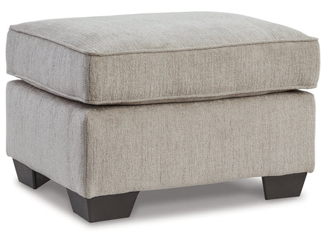 Cashton Ice Ottoman - Ornate Home