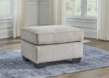 Cashton Ice Ottoman - Ornate Home