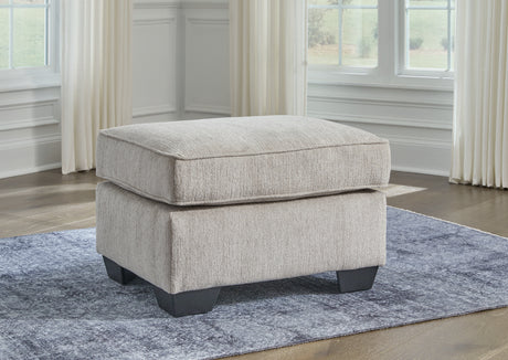 Cashton Ice Ottoman - Ornate Home