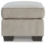 Cashton Ice Ottoman - Ornate Home