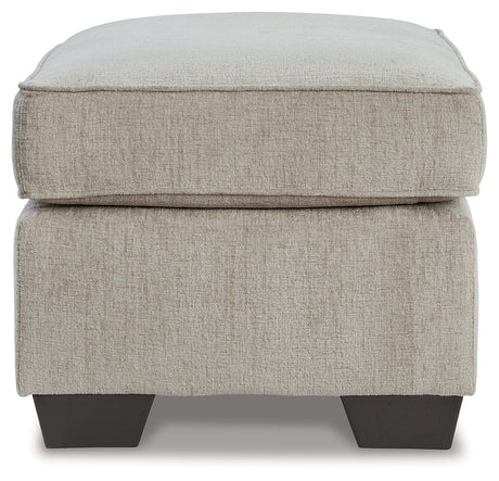Cashton Ice Ottoman - Ornate Home