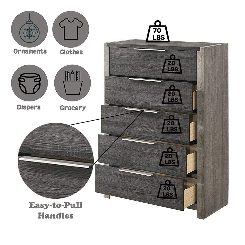 Casimiro Gray Chest - Ornate Home