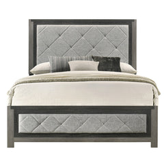 Casimiro Gray Eastern King Bed - Ornate Home