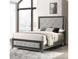 Casimiro Gray Eastern King Bed - Ornate Home