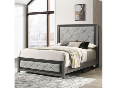 Casimiro Gray Eastern King Bed - Ornate Home