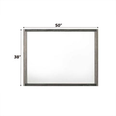 Casimiro Gray Mirror - Ornate Home