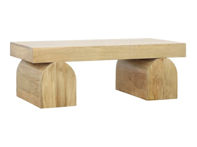 Casimiro Light Natural Coffee Table - Ornate Home