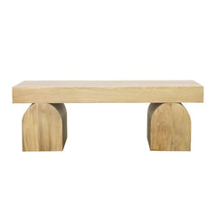 Casimiro Light Natural Coffee Table - Ornate Home