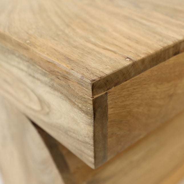 Casimiro Light Natural Coffee Table - Ornate Home