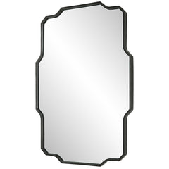 Casmus Black Iron Wall Mirror - Ornate Home