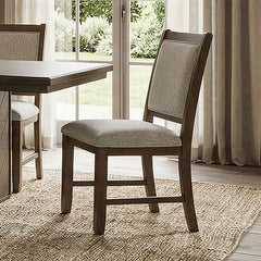 Casoria Dark Walnut Side Chair (Set of 2) - Ornate Home