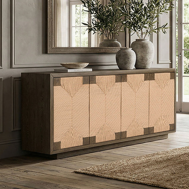 Casoria Dark Walnut Sideboard - Ornate Home