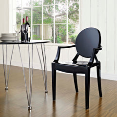 Casper Black Dining Armchair - Ornate Home