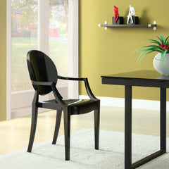 Casper Black Dining Armchair - Ornate Home