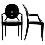 Casper Black Dining Armchairs (Set of 2) - Ornate Home