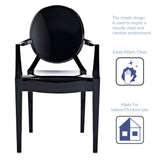 Casper Black Dining Armchairs (Set of 2) - Ornate Home