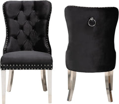 Casper Chrome 7 Pc. Dining Room Set Chairs - Ornate Home