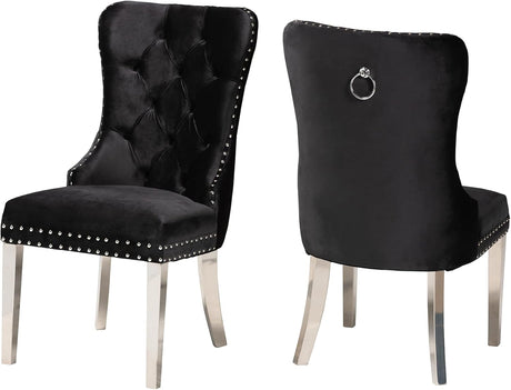 Casper Chrome 7 Pc. Dining Room Set Chairs - Ornate Home