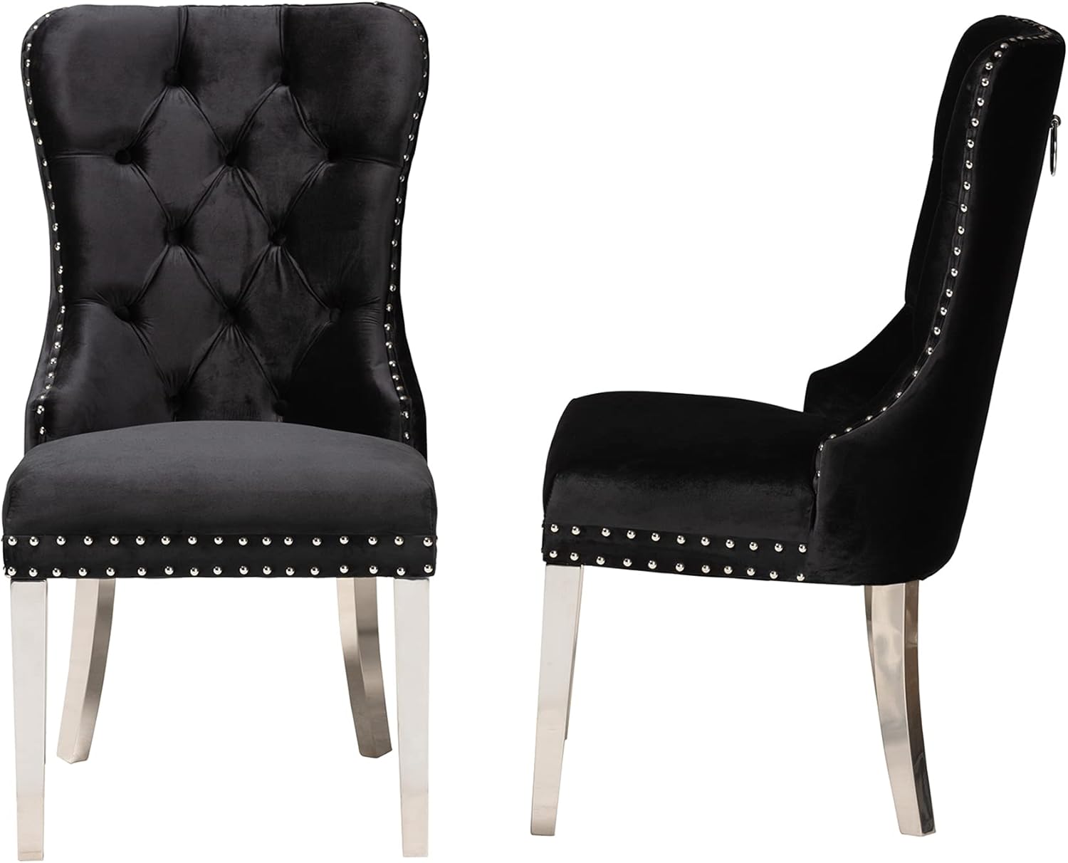 Casper Chrome 7 Pc. Dining Room Set Chairs - Ornate Home