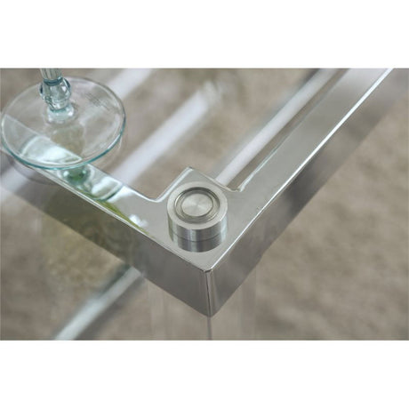 Casper Chrome 7 Pc. Dining Room Set Chairs - Ornate Home