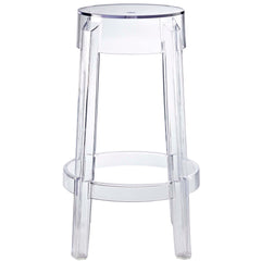 Casper Clear Backless Counter Stool - Ornate Home