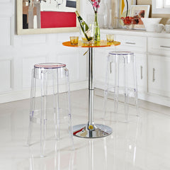 Casper Clear Bar Stool (Set of 2) - Ornate Home