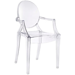 Casper Clear Dining Armchair - Ornate Home