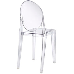 Casper Clear Dining Chairs (Set of 4) - Ornate Home