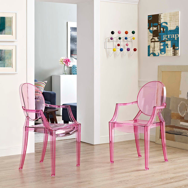 Casper Pink Dining Armchairs (Set of 2) - Ornate Home