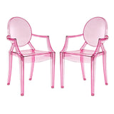 Casper Pink Dining Armchairs (Set of 2) - Ornate Home