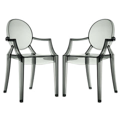 Casper Smoke Dining Armchairs (Set of 2) - Ornate Home
