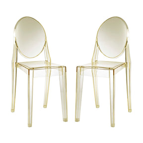 Casper Yellow Dining Chairs (Set of 2) - Ornate Home