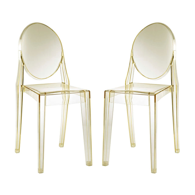 Casper Yellow Dining Chairs (Set of 2) - Ornate Home
