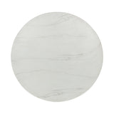 Caspia Snowdrift White/Black Outdoor Dining Table - Ornate Home